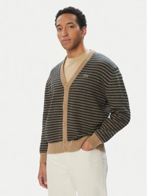 Lacoste Kardigan AH8567 Brązowy Relaxed Fit