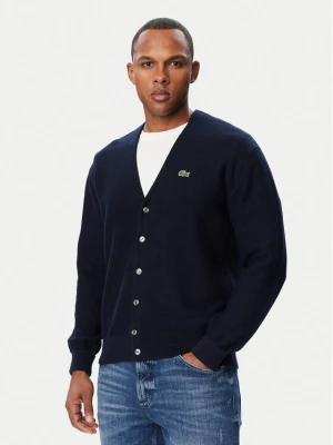 Lacoste Kardigan AH9914 Granatowy Regular Fit