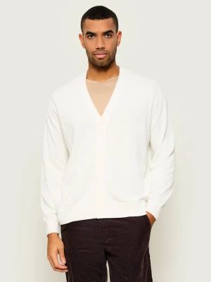 Lacoste Kardigan | Classic fit biały