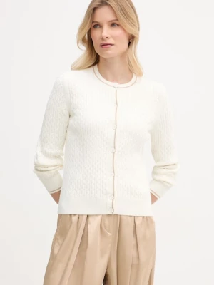 Lacoste kardigan damski z bawełną