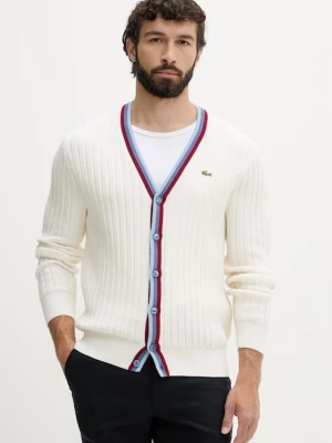 Lacoste kardigan męski z wełną