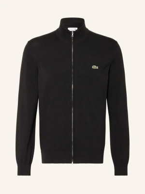 Lacoste Kardigan schwarz CZARNY