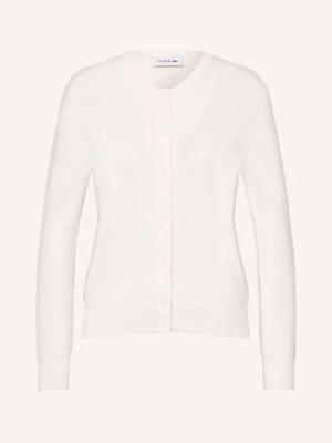 Lacoste Kardigan weiss BIAŁY
