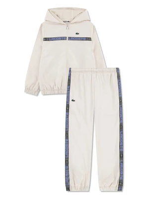 Lacoste Kids 2-częściowy zestaw w kolorze kremowym rozmiar: 176