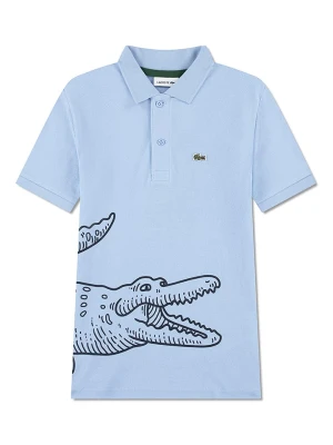 Lacoste Kids Koszulka polo w kolorze błękitnym rozmiar: 122