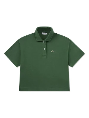 Lacoste Kids Koszulka polo w kolorze zielonym rozmiar: 140