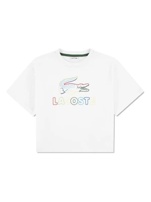 Lacoste Kids Koszulka w kolorze białym rozmiar: 140
