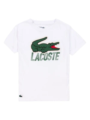 Lacoste Kids Koszulka w kolorze białym rozmiar: 176