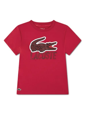 Lacoste Kids Koszulka w kolorze czerwonym rozmiar: 128