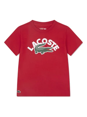 Lacoste Kids Koszulka w kolorze czerwonym rozmiar: 140