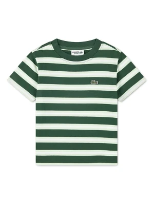 Lacoste Kids Koszulka w kolorze zielonym rozmiar: 164