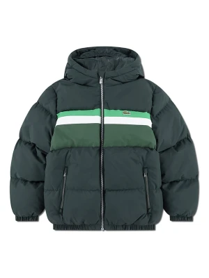 Lacoste Kids Kurtka zimowa w kolorze zielonym rozmiar: 98