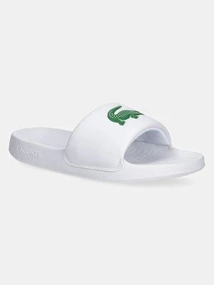 Lacoste klapki 48CMA0023 męskie kolor biały SERVE SLIDE 1.0 224 3 CMA