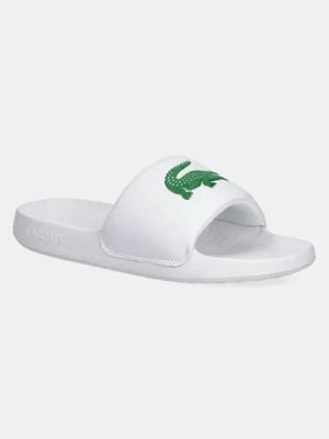 Lacoste klapki SERVE SLIDE 1.0 męskie kolor biały 49CMA0021