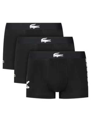 Lacoste Komplet 3 par bokserek 5H1291 Czarny
