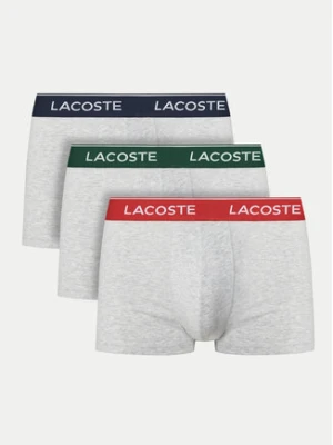 Lacoste Komplet 3 par bokserek 5H1297 Szary