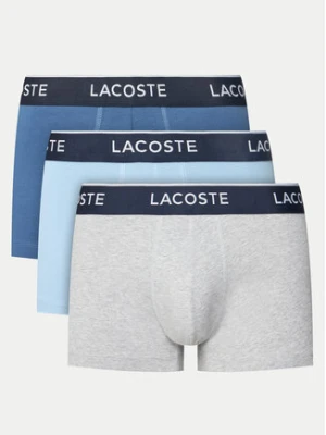 Lacoste Komplet 3 par bokserek 5H1300 Niebieski