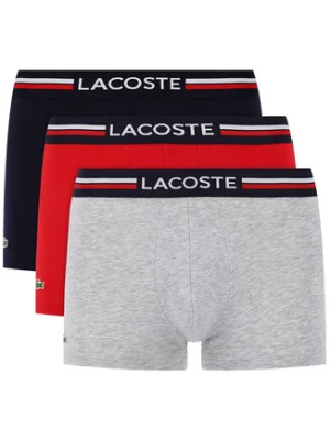 Lacoste Komplet 3 par bokserek 5H3386 Kolorowy