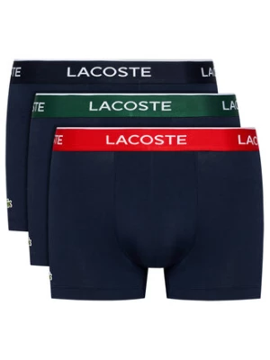 Lacoste Komplet 3 par bokserek 5H3401 Granatowy