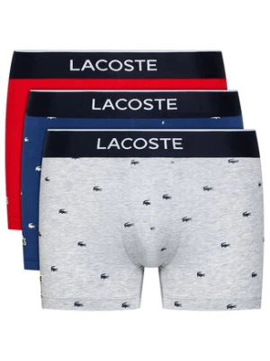 Lacoste Komplet 3 par bokserek 5H3411 Kolorowy