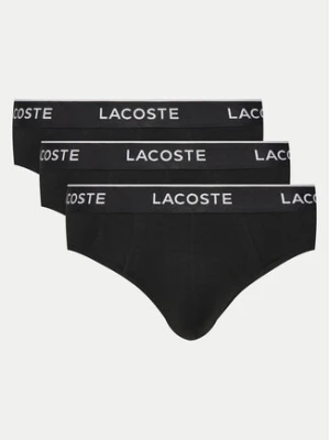 Lacoste Komplet 3 par slipów 8H1293 Czarny