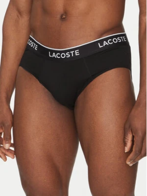 Lacoste Komplet 3 par slipów 8H1293 Czarny