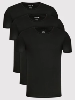 Lacoste Komplet 3 t-shirtów TH3321 Czarny Slim Fit