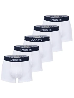 Lacoste Komplet 5 par bokserek 5H1292 Biały