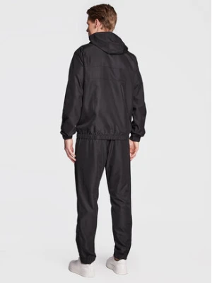 Lacoste Komplet kurtka i spodnie WH2661 Czarny Regular Fit