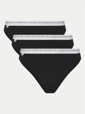 Lacoste Komplet stringów 8F1341 Czarny