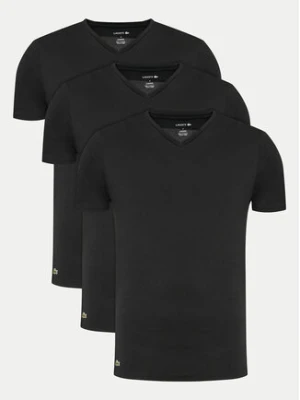 Lacoste Komplet t-shirtów TH9008 Czarny Slim Fit