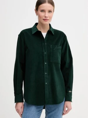 Lacoste koszula bawełniana damska