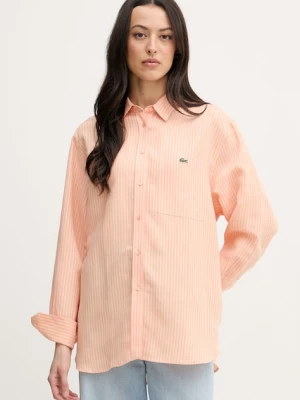 Lacoste koszula damska z lnem