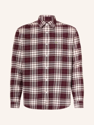 Lacoste Koszula Flanelowa O Kroju Regular Fit rot