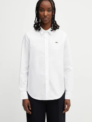 Lacoste koszula oxford bawełniana damska