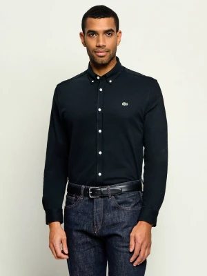 Lacoste Koszula | Regular Fit butelkowa zieleń