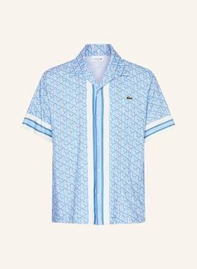 Lacoste Koszula Z Klapami Relaxed Fit blau