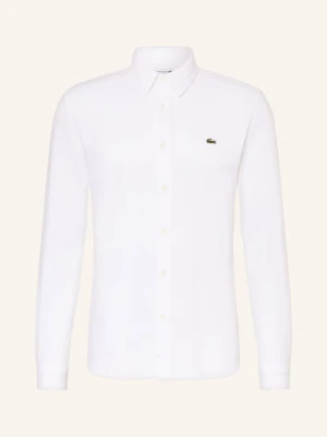 Lacoste Koszula Pikowana Slim Fit weiss