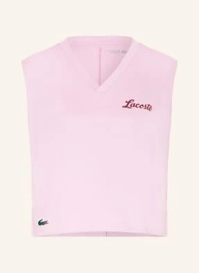 Lacoste Koszulka Funkcyjna pink