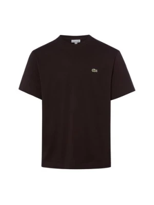 Lacoste Koszulka męska Mężczyźni Bawełna brązowy,
