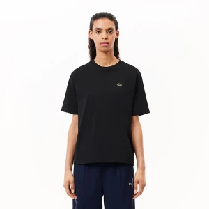 Lacoste koszulka o luźnym kroju z lekkiego bawełnianego dżerseju Pima