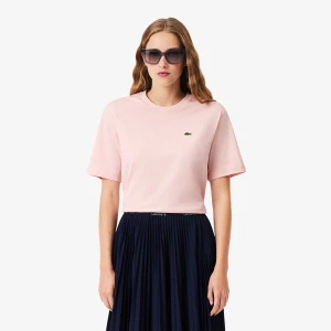 Lacoste koszulka o luźnym kroju z lekkiego bawełnianego dżerseju Pima