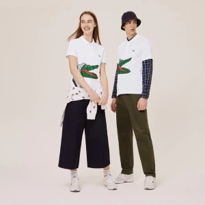 Lacoste Koszulka Polo x Jean-Michel Tixier Unisex Z Nadrukiem