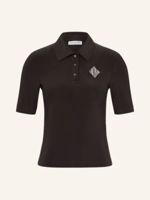 Lacoste Koszulka Polo Z Dżerseju braun