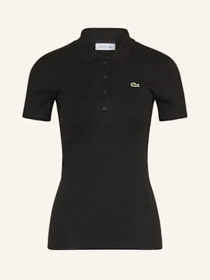 Lacoste Koszulka Polo Z Dżerseju schwarz