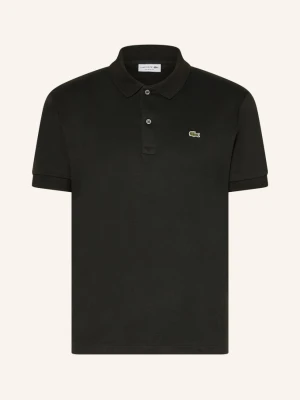 Lacoste Koszulka Polo Z Dżerseju schwarz CZARNY