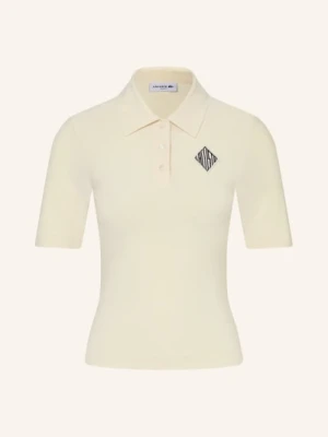 Lacoste Koszulka Polo Z Dżerseju weiss