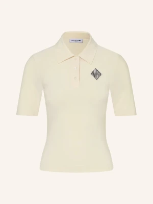 Lacoste Koszulka Polo Z Dżerseju weiss JASNOŻÓŁTY