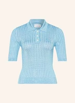 Lacoste Koszulka Polo Z Dzianiny Slim Fit blau