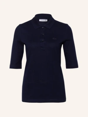 Lacoste Koszulka Polo Z Piki Z Rękawami 3/4 blau